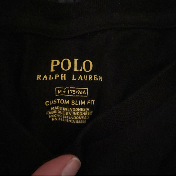 Polo Ralph Lauren Slim Fit Long Sleeve Men's Size M.  Classic Cut Pocket Tee - Picture 4 of 4